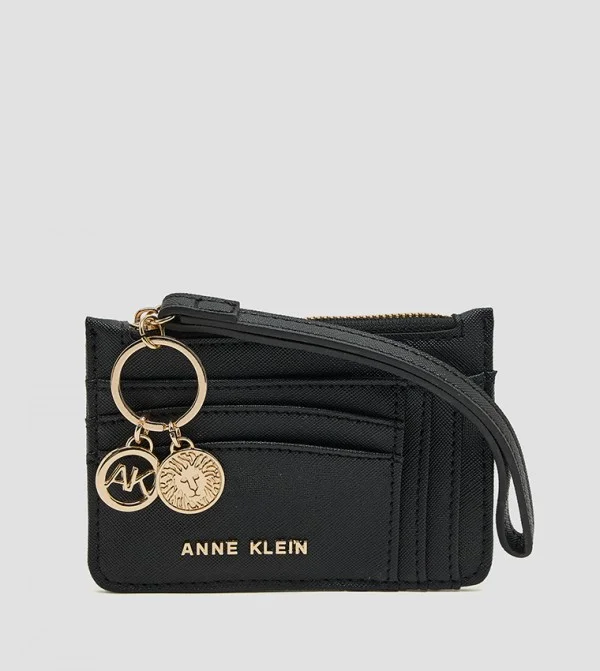 Anne Klein Logo Detail Zippered Wallet